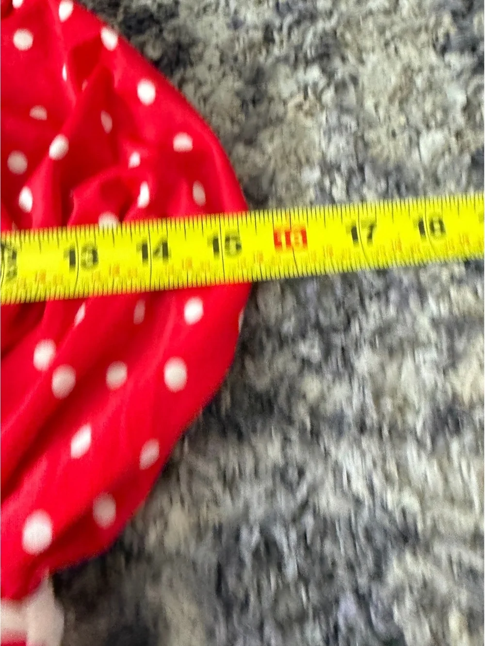 Sirena Vintage Red White Polka Dot Swimdress One Piece Swimsuit Size 8 USA